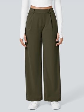 NWOT Halara DayStretch High Waisted Straight Leg Work Pants M Tall
